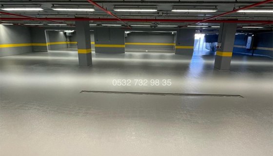 Epoksi Otopark Zemin Uygulamaları: site, rezidans, AVM, iş merkezi, plaza otoparkları GÖRSELLERİ