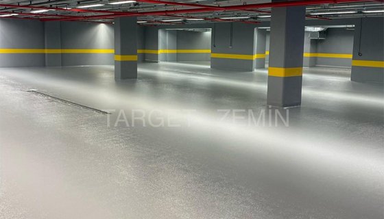 Maslak Oto Galeri Epoksi Zemin Kaplama Projesi | İstanbul